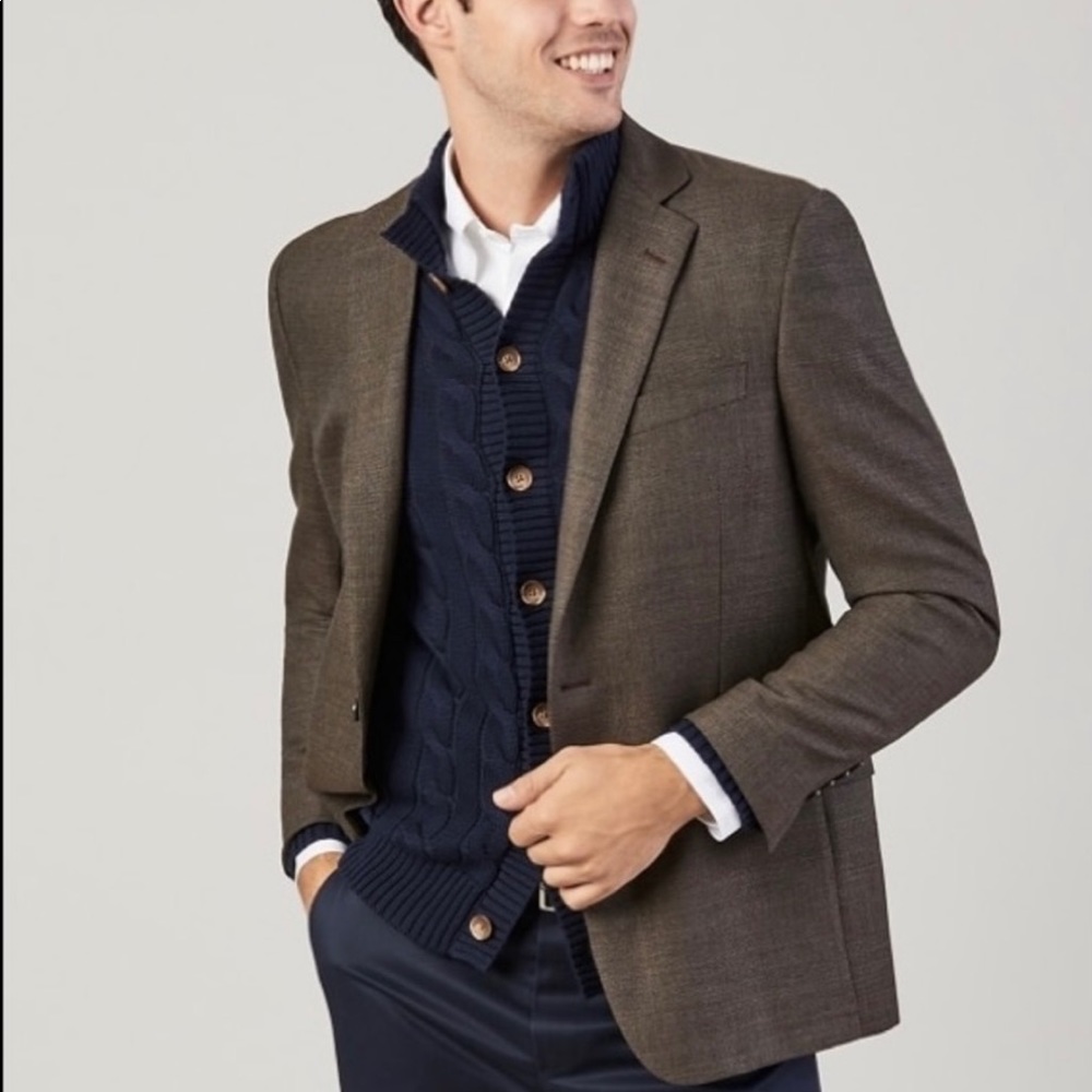 Brooks Brothers Regent Fit Hopsack Sport Coat 38